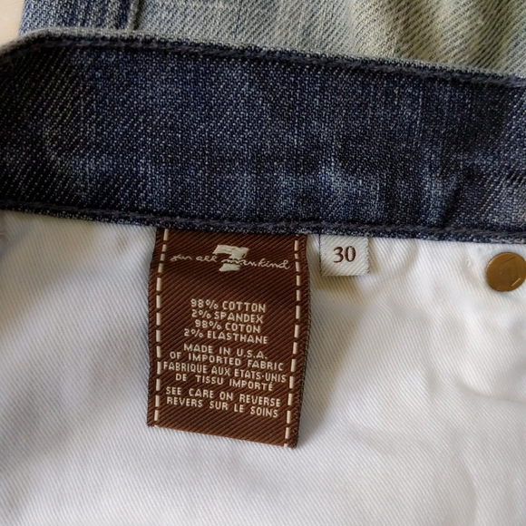 7 for All Mankind A Pocket Relaxed Jean W30 L29 - Picture 7 of 8